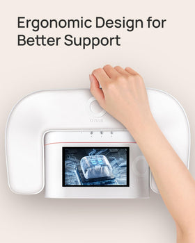 O NAIL arm rest in salon use for improved precision during manicures