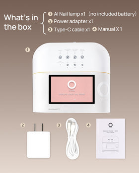 O NAIL lamp staged in salon to boost productivity and results