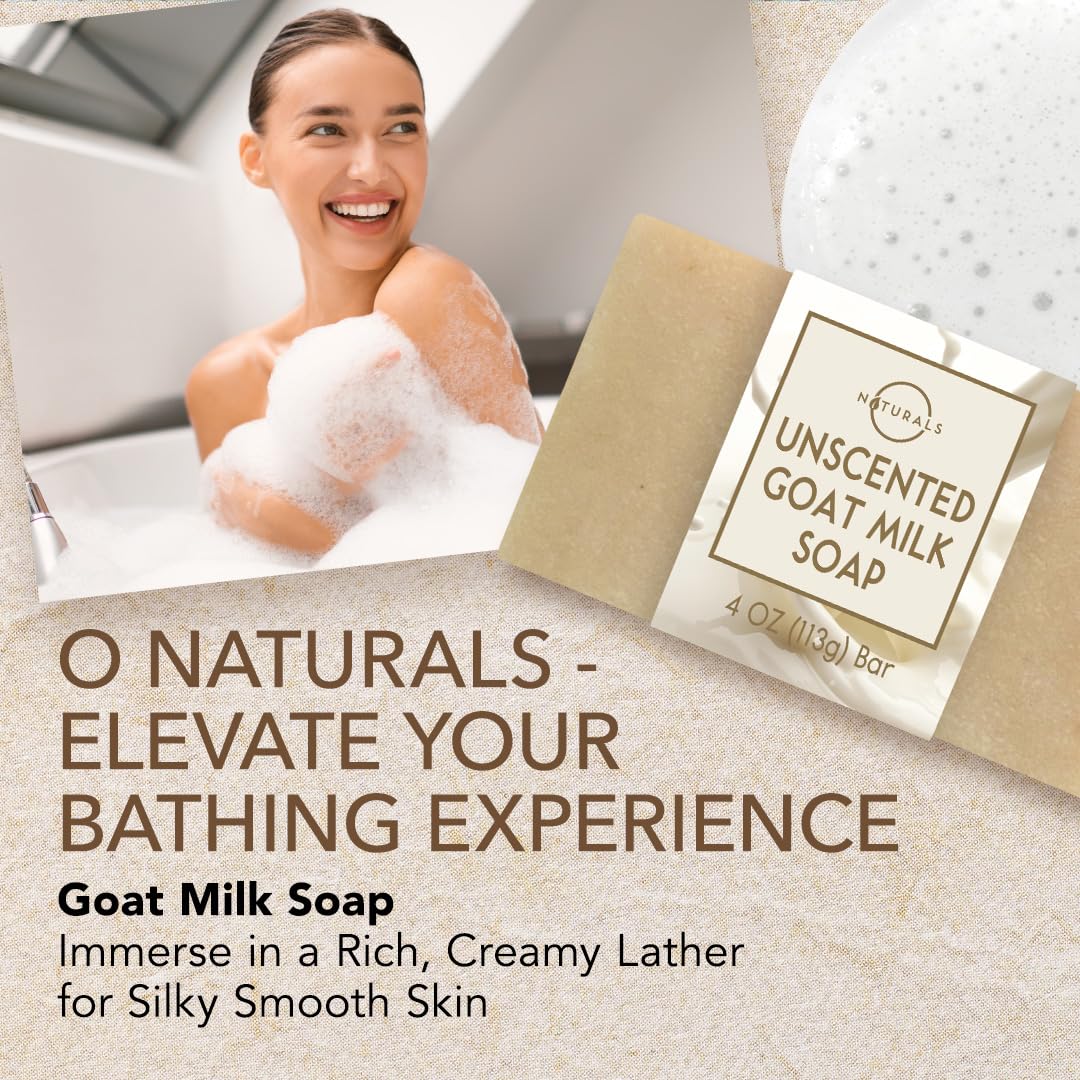 O NATURALS close-up of triple-milled bar texture highlighting creamy lather benefit