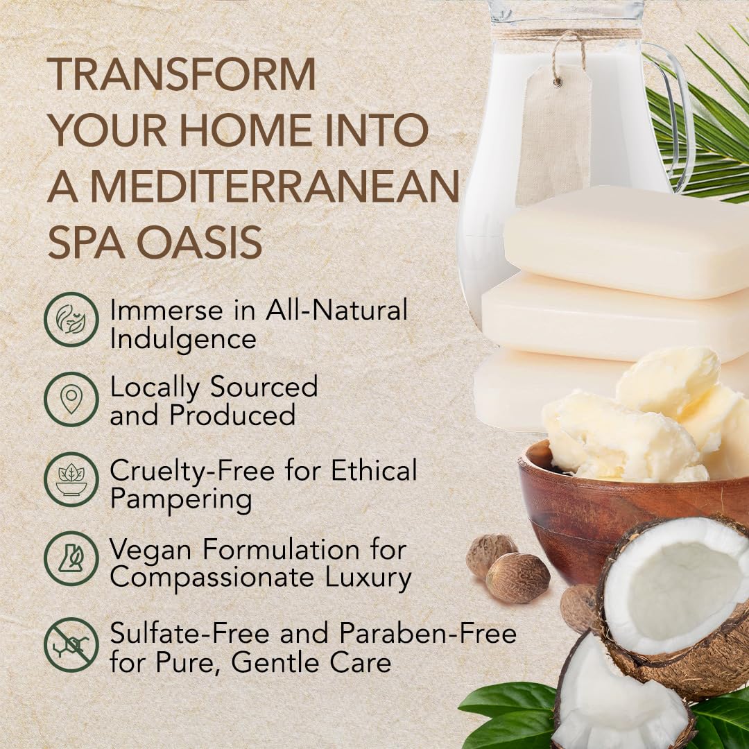 O NATURALS lifestyle bathroom scene with bars and bag showing gift-ready presentation benefit