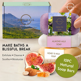 O NATURALS assorted bars neatly arranged showing variety and easy sampling benefit