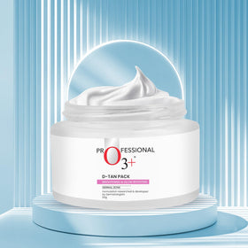 O3+ open 50g jar beside a ruler to show real size and travel-friendly convenience