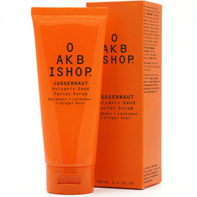 Oak Bishop Juggernaut bottle front view showing clean packaging and size benefit