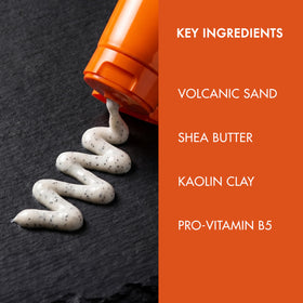 Oak Bishop Juggernaut volcanic sand texture pile showing natural abrasive benefit
