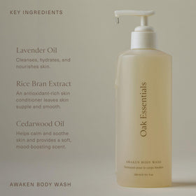 Oak Essentials in hand with sponge showing easy application and silky feel