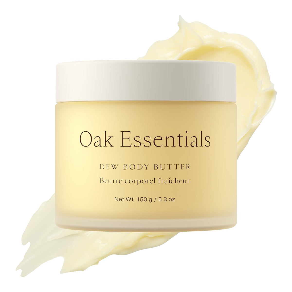 Oak Essentials jar front view showing sleek label and travel-friendly size benefit