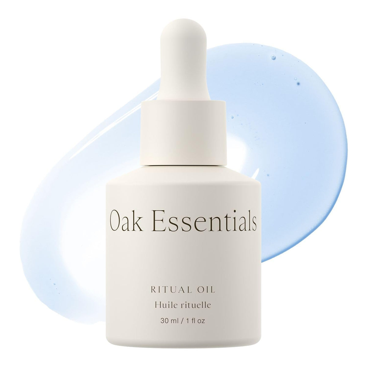 Oak Essentials front packaging showing the ritual oil and brand for quick identification and appeal