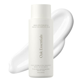 Oak Essentials front packaging showing SPF 30 and brand for clear protection