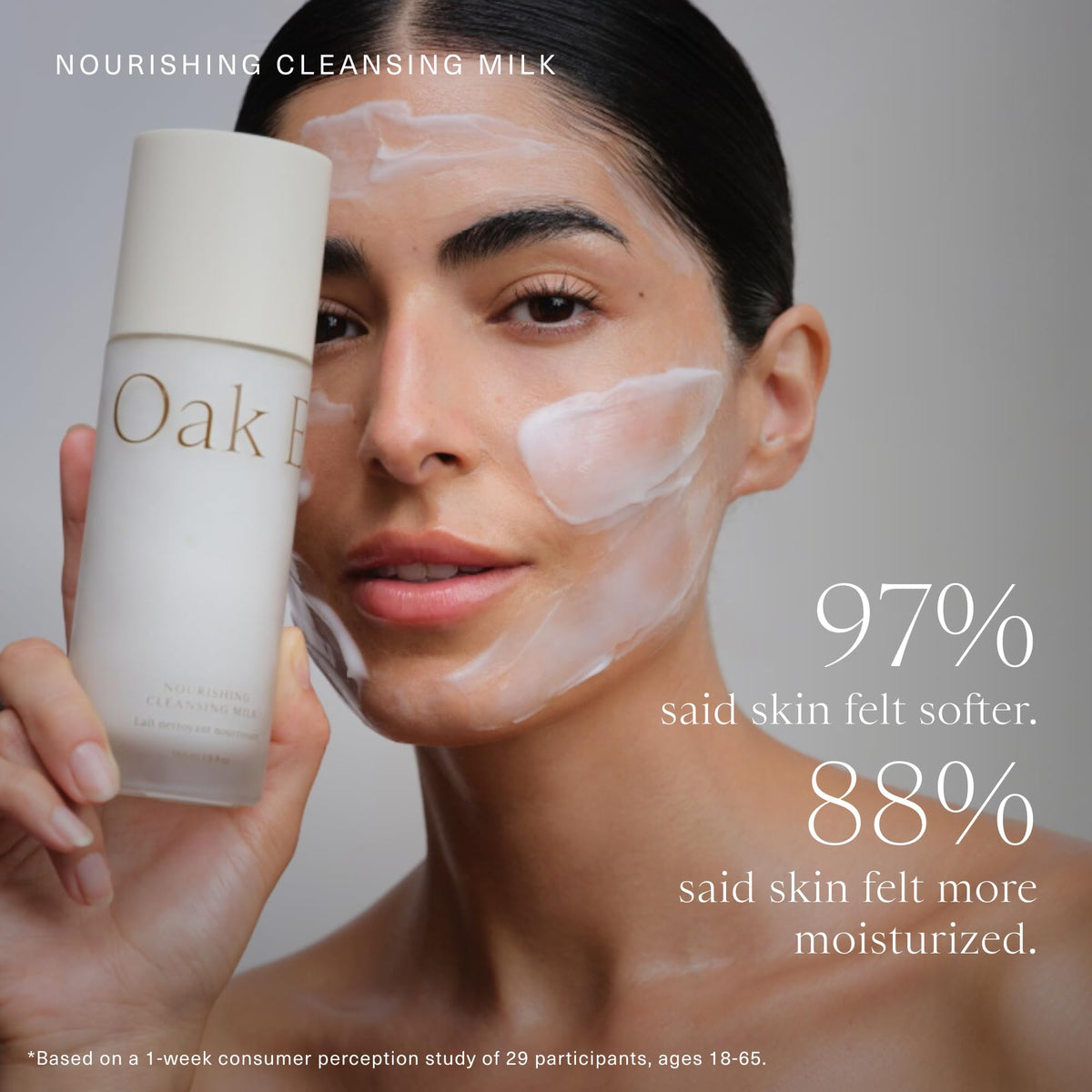 Oak Essentials oat amino acids ingredient close-up for soothing benefit