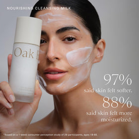 Oak Essentials oat amino acids ingredient close-up for soothing benefit