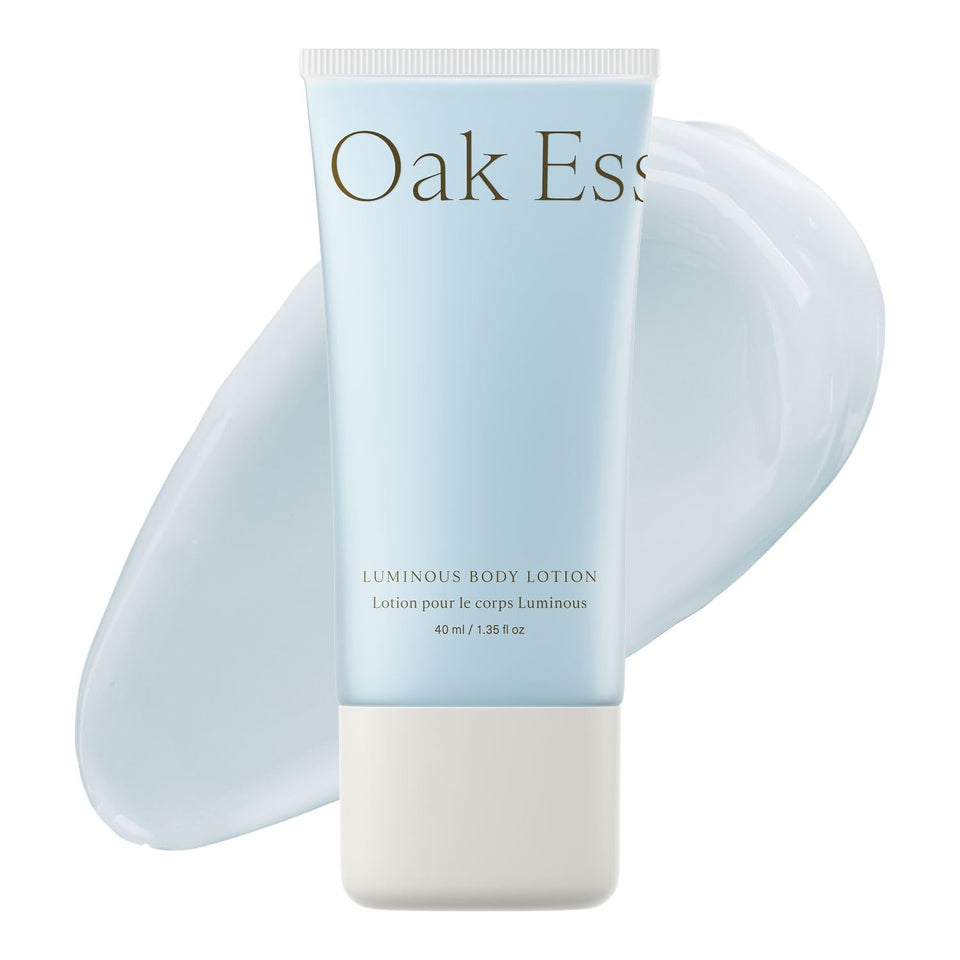 Oak Essentials front packaging showing travel lotion and calming scent