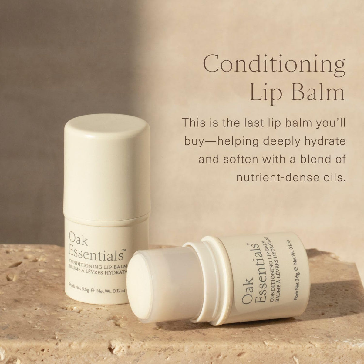 Oak Essentials open applicator detail highlighting easy smooth application