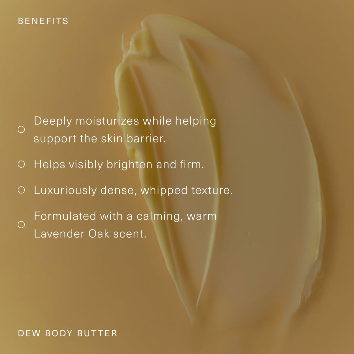 Oak Essentials open jar top view revealing cushiony butter that melts into skin