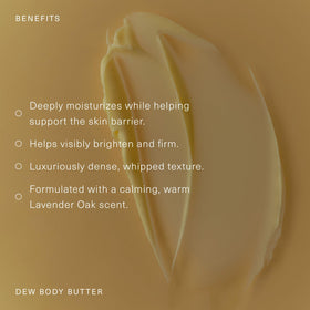 Oak Essentials open jar top view revealing cushiony butter that melts into skin