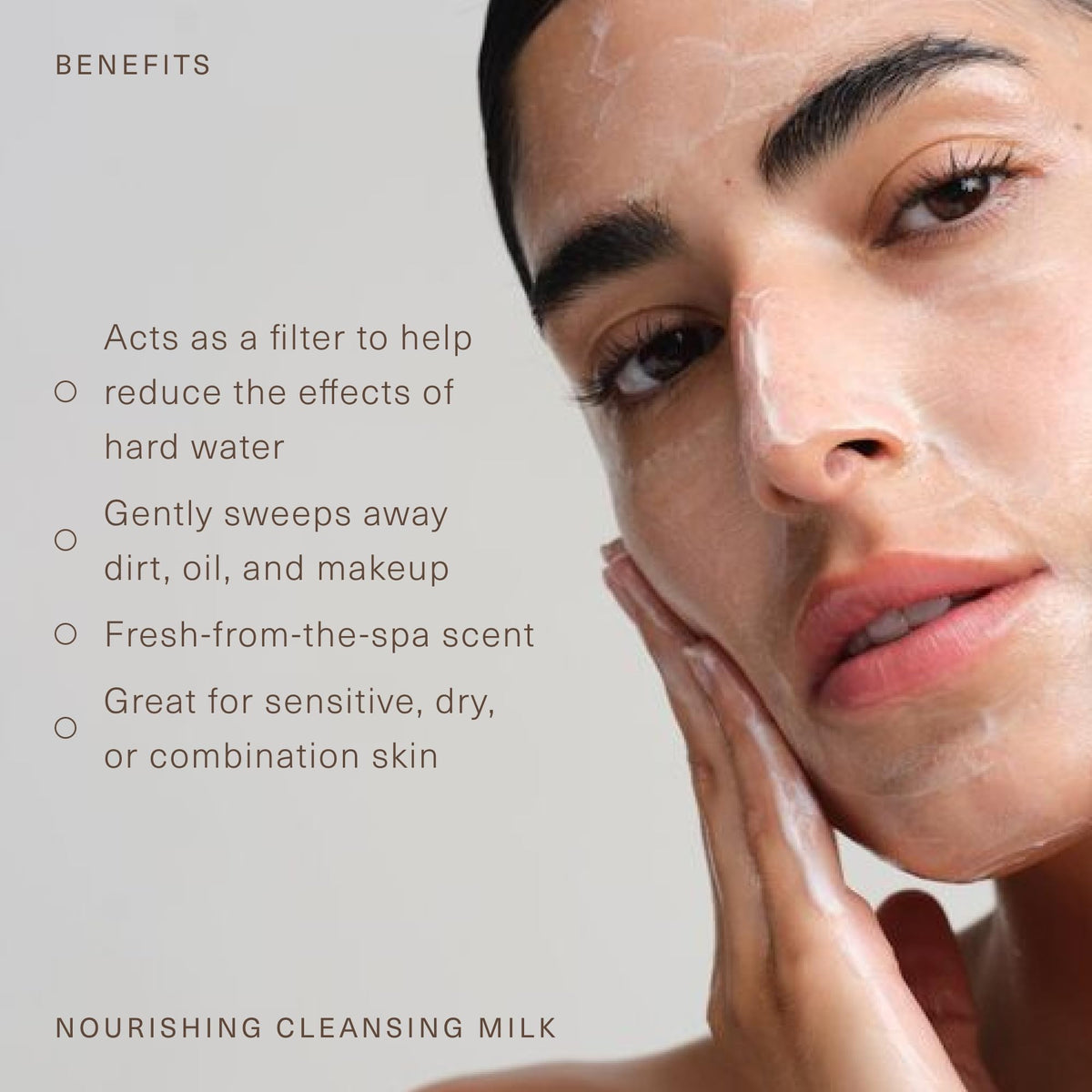 Oak Essentials creamy texture drop demonstrating gentle moisturizing feel