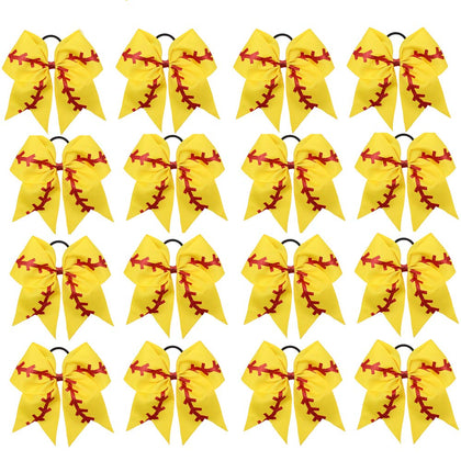 OAOLEER front packaging showing 16 yellow cheer bows and team-ready storage