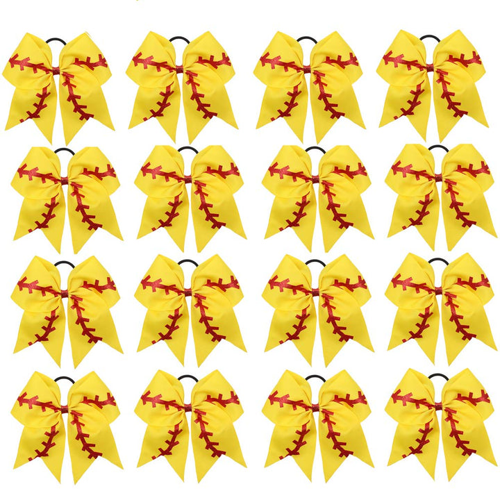 OAOLEER front packaging showing 16 yellow cheer bows and team-ready storage