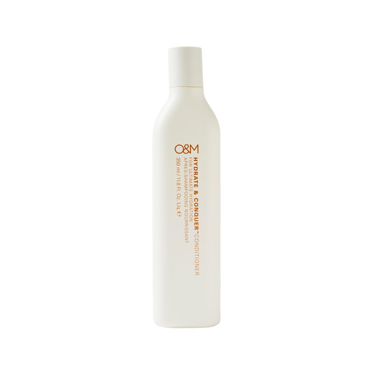 O&M bottle front view showing label and volumizing benefit