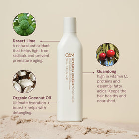 O&M pump dispensing shampoo texture for lightweight body