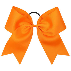 OAOLEER bow worn in teen cheerleader ponytail demonstrating stay-put benefit