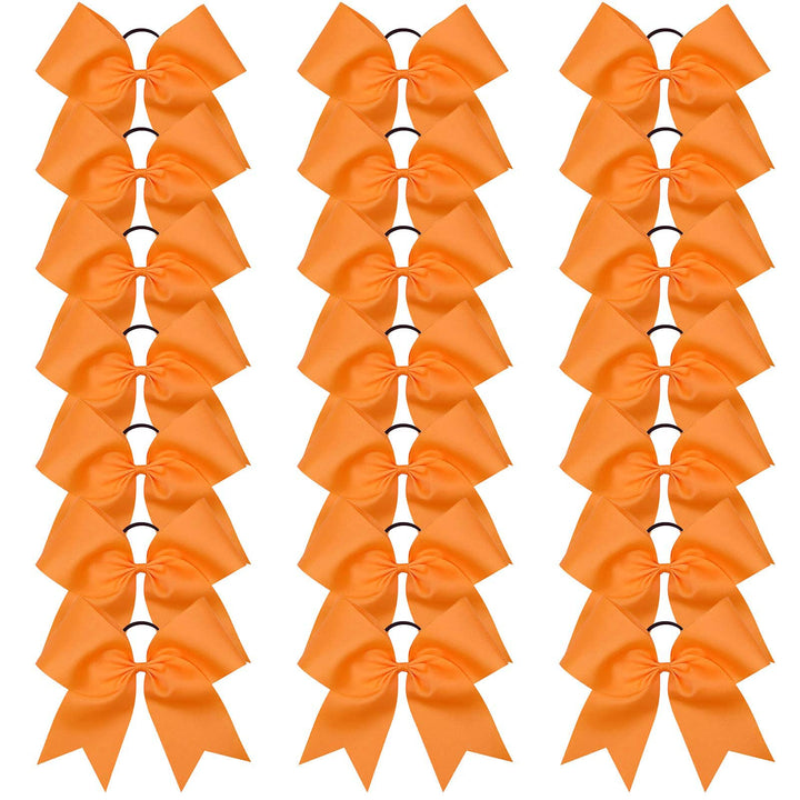 OAOLEER front packaging showing 21 orange cheer bows for easy team supply