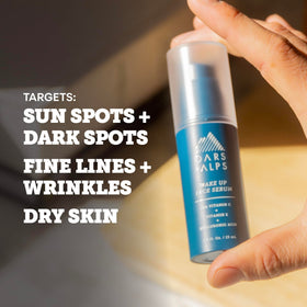 Oars + Alps label close-up highlighting ingredients and clean formula