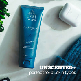 Oars + Alps ingredient label close-up highlighting natural actives and clean formulation