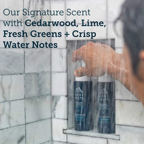 Oars + Alps ingredient label detail highlighting sulfate-free formula and ingredient transparency benefit