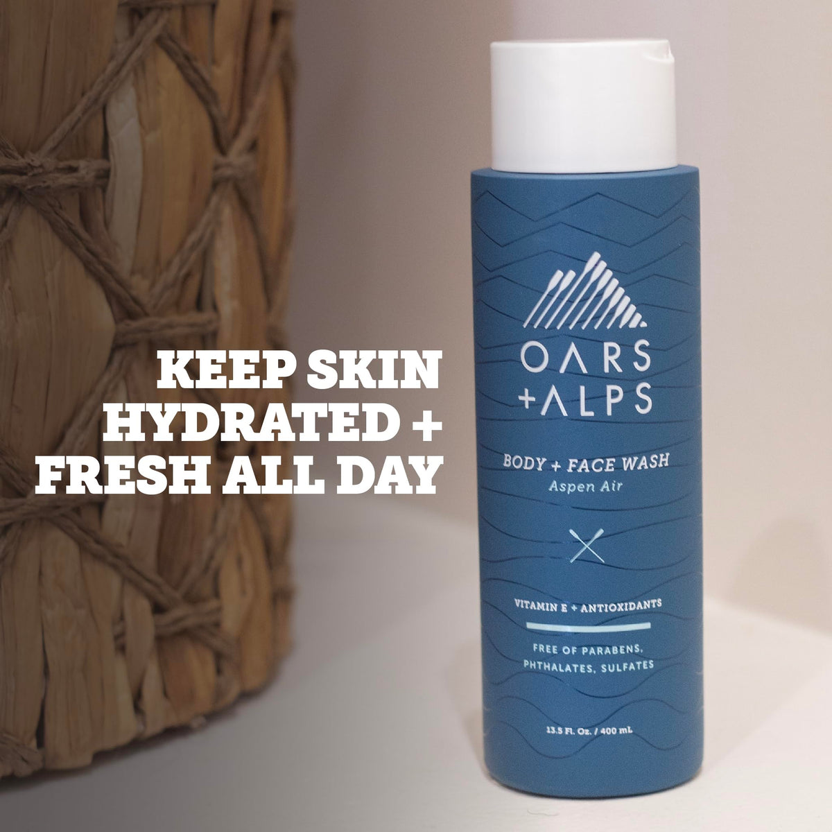 Oars + Alps creamy foam texture close-up demonstrating gentle moisturizing lather