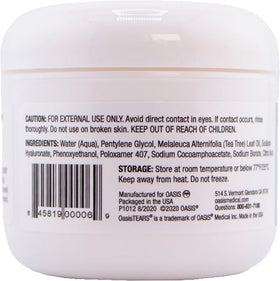 Oasis LID & LASH wipe being used on eyelid — gentle removal of makeup and debris