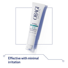 Obagi Medical application on hand displaying easy absorption and hydration