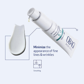 Obagi Medical open cap and applicator showing controlled dispensing benefit