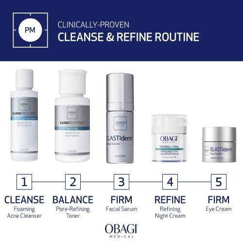 Obagi Medical bottle held in hand showing true size and travel-friendly benefit