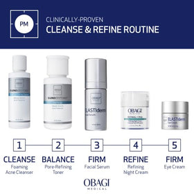 Obagi Medical bottle held in hand showing true size and travel-friendly benefit