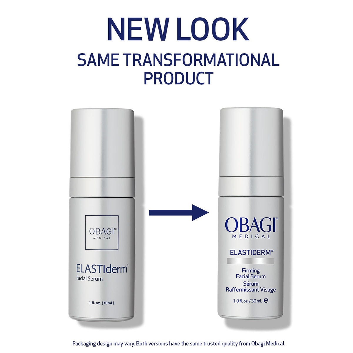 Obagi ELASTIderm dropper dispensing serum demonstrating controlled application benefit