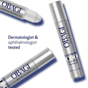 Obagi Medical lifestyle scene on bathroom counter promoting routine use