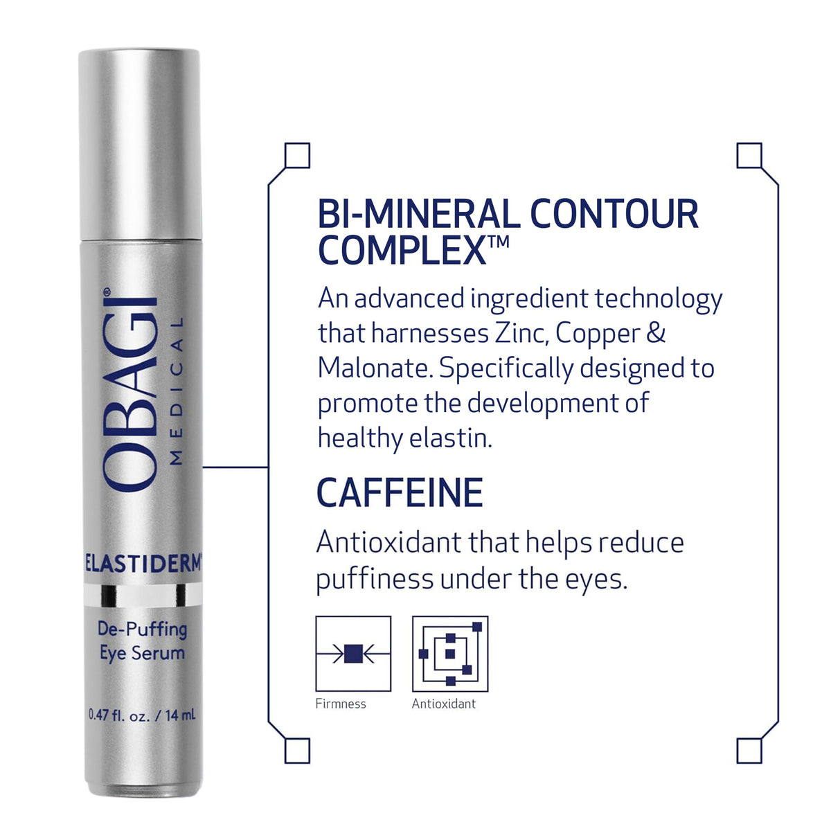 Obagi Medical open bottle displaying clear serum and applicator