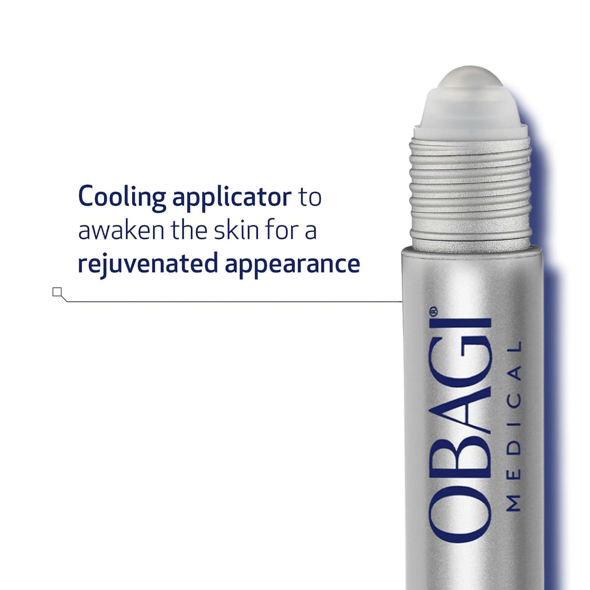 Obagi Medical size comparison illustrating compact 0.47 oz tube