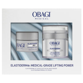 Obagi ELASTIDERM front packaging showing set and benefits