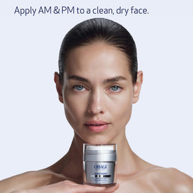 Obagi ELASTIderm staged on bathroom vanity to show daily routine integration