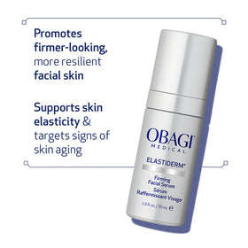 Obagi ELASTIderm ingredient complex visual emphasizing Bi-Mineral Contour Complex benefit