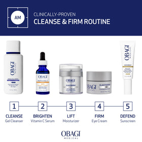 Obagi Medical patting cream on skin patch illustrating quick absorption