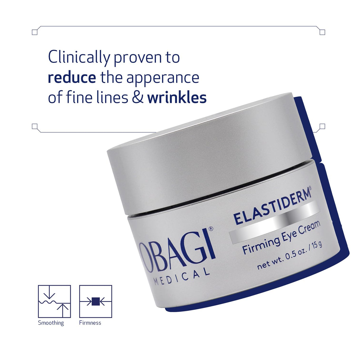 Obagi ELASTIDERM set in hand showing product size and portability