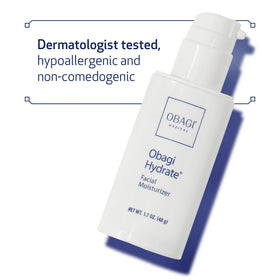 Obagi Hydrate open jar showing smooth cream texture for easy absorption