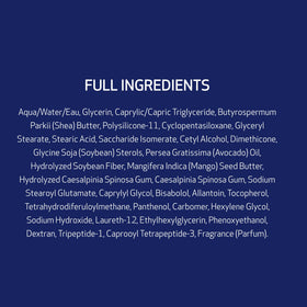 Obagi Medical label and ingredients panel highlighting tara seed extract hydration technology