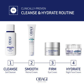 Obagi Medical jar held in hand to show true size and travel-friendly convenience