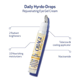 Obagi Medical before and after comparison illustrating brighter, smoother under-eye area