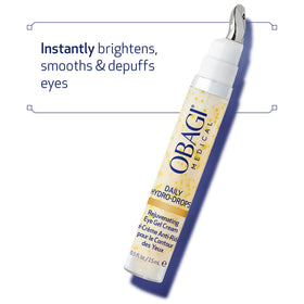 Obagi Medical clear gel texture close-up highlighting lightweight hydration and absorbency