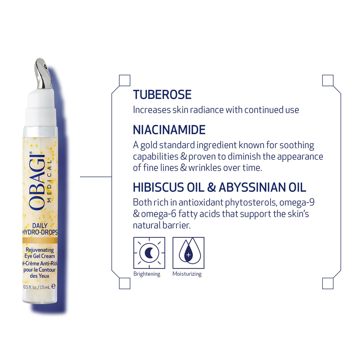 Obagi Medical product label close-up showing ingredients and clinical testing credibility