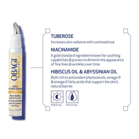 Obagi Medical product label close-up showing ingredients and clinical testing credibility